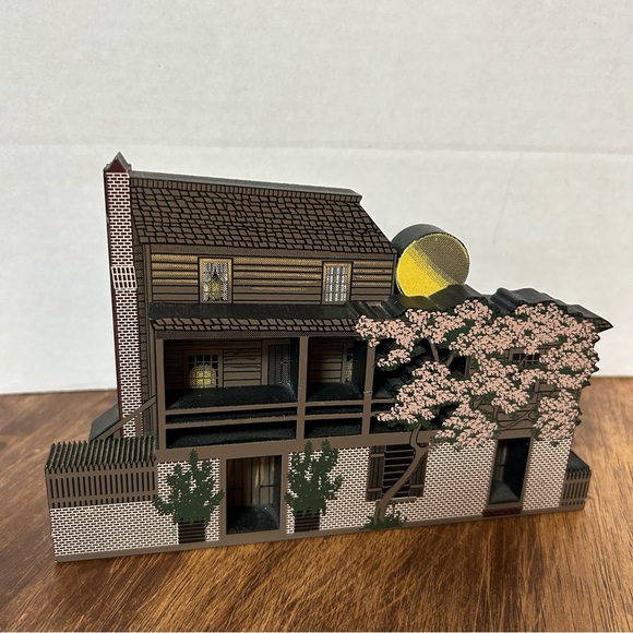 Shelia Collectible Wood House 1996 King's Tavern Natchez Mississippi Decor - Picture 2 of 5